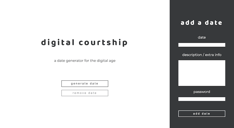 Digital Courtship screenshot
